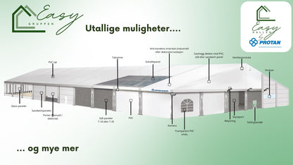 Easyhallen by Protan 12x20x3,5