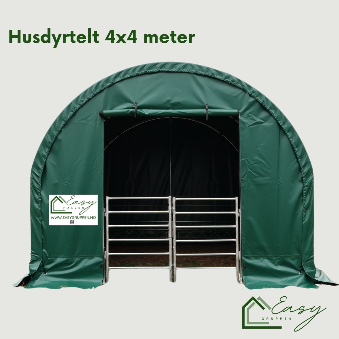 Husdyrtelt 4x4 meter - Easy Gruppen